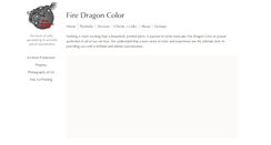 Desktop Screenshot of firedragoncolor.com